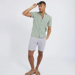 Herre Gilles Skjorter med korte ærmer Grøn