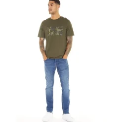 Herre Glenn SQ 327 Slim Fit Jeans Blå