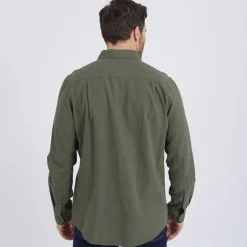 Herre Grand Prairie Langærmet shirts kakigrøn