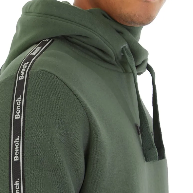 Herre Guttell Træningsdragt med Mærkebånd Detalje Khaki