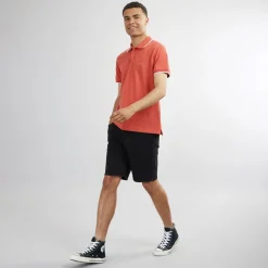 Herre HM Quarter Tipping Polo Sundown Rød