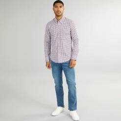 Herre House Langærmet shirts Flerfarvet