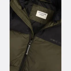 Herre Hættejakke Army /​ Sort