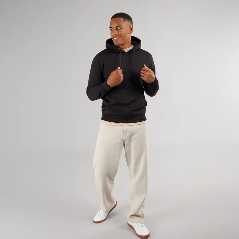 Herre Hugh Hoodie Sort