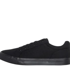 Herre Huseby Canvas Pumps Sort Mono