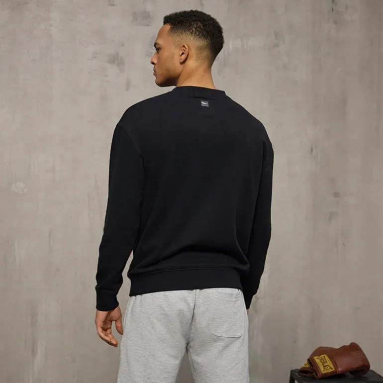 Herre Ikonisk Maksimeret Sweatshirt Sort