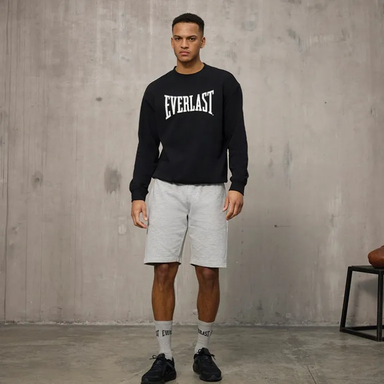 Herre Ikonisk Maksimeret Sweatshirt Sort