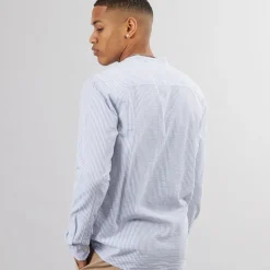 Herre Incari Langærmet Skjorte Kobenhavns Blå