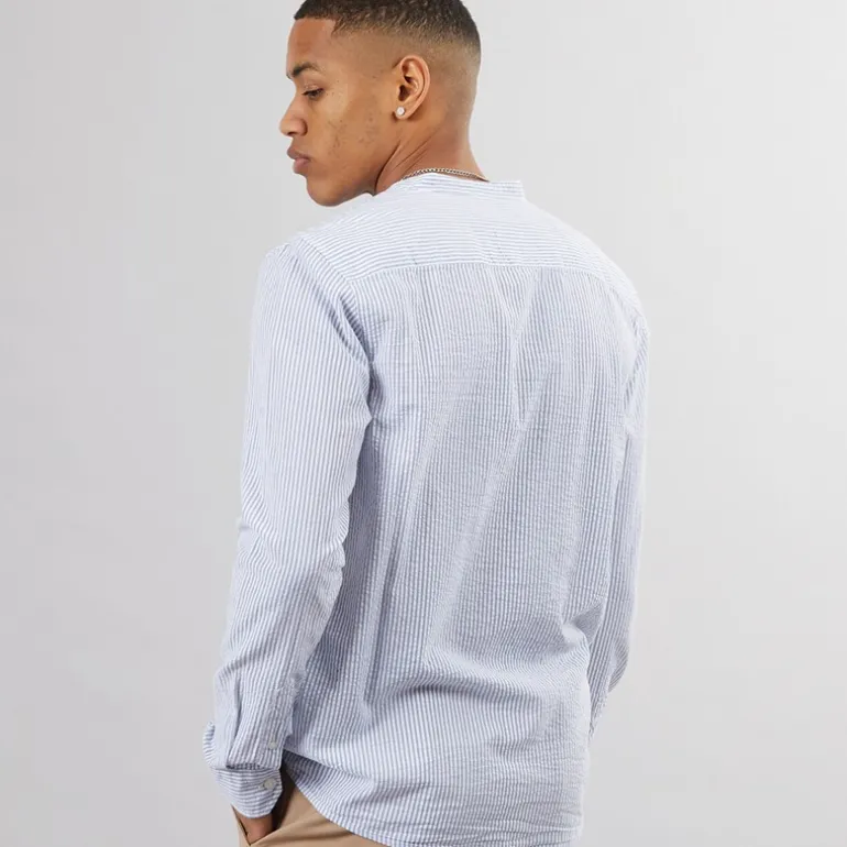 Herre Incari Langærmet Skjorte Kobenhavns Blå