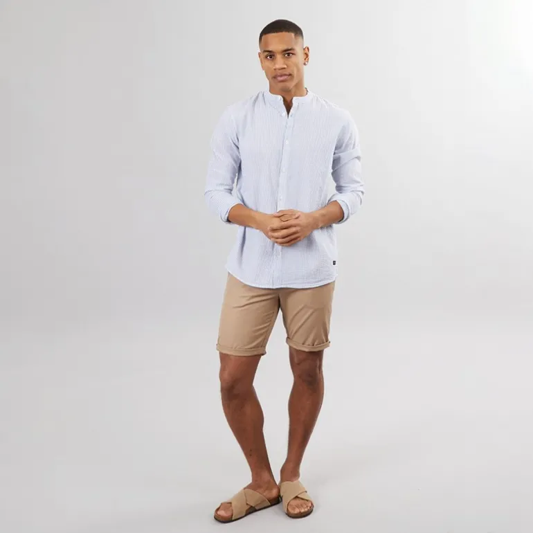 Herre Incari Langærmet Skjorte Kobenhavns Blå