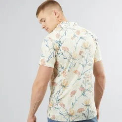 Herre Inpadrik Skjorter med korte ærmer Flerfarvet