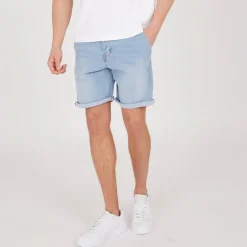 Herre Javid Denim Shorts Lysvask