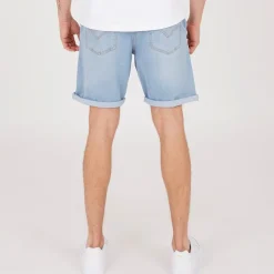 Herre Javid Denim Shorts Lysvask