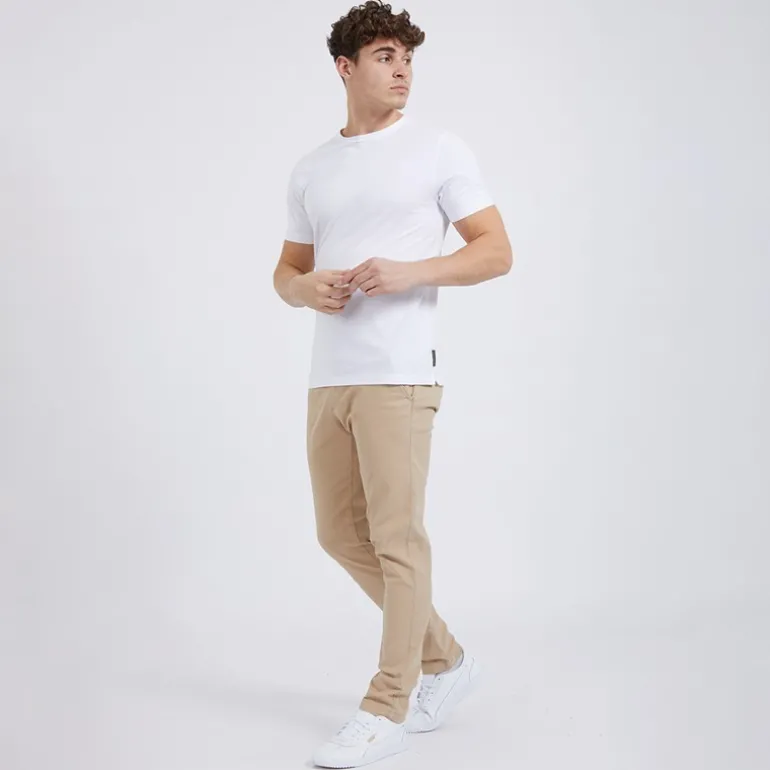 Herre Jimini Chino bukser Stengrå