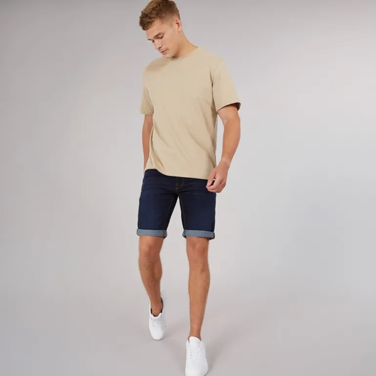 Herre Kaden Denim Shorts Blå