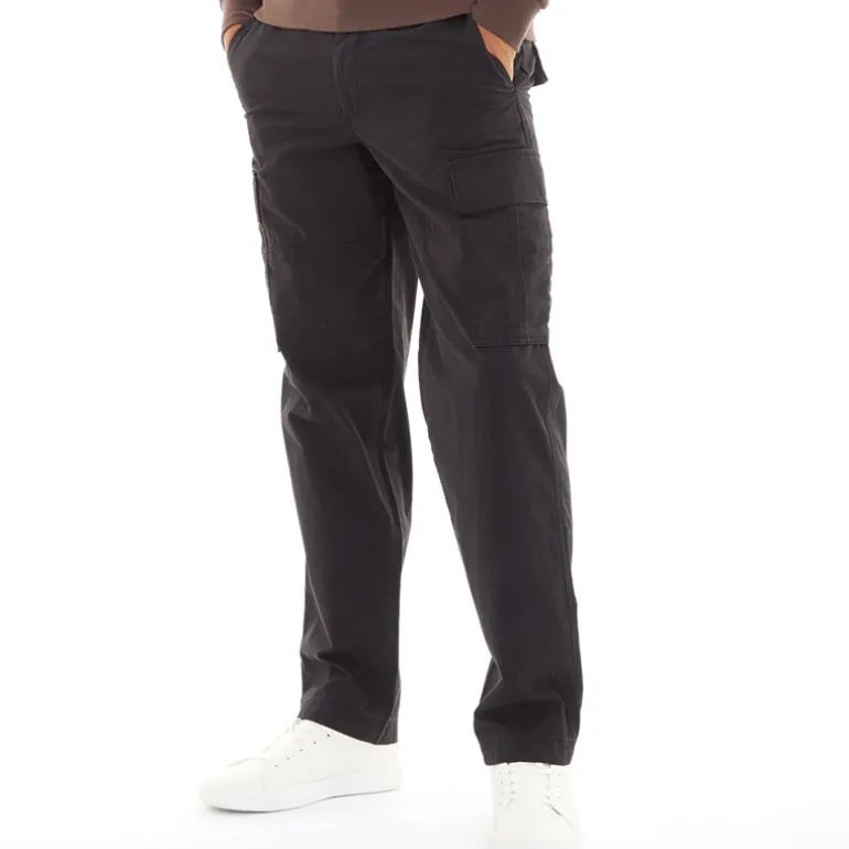 Herre Karl Evans Cargobukser Sort