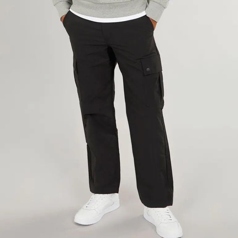 Herre Karl Kurtis Snap Cargobukser Sort