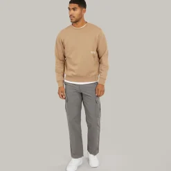 Herre Karl Kurtis Snap Cargobukser Grå