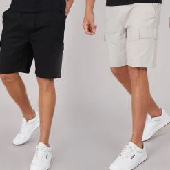 Herre Kathos Cargo Shorts To-pak Grå/​Sort