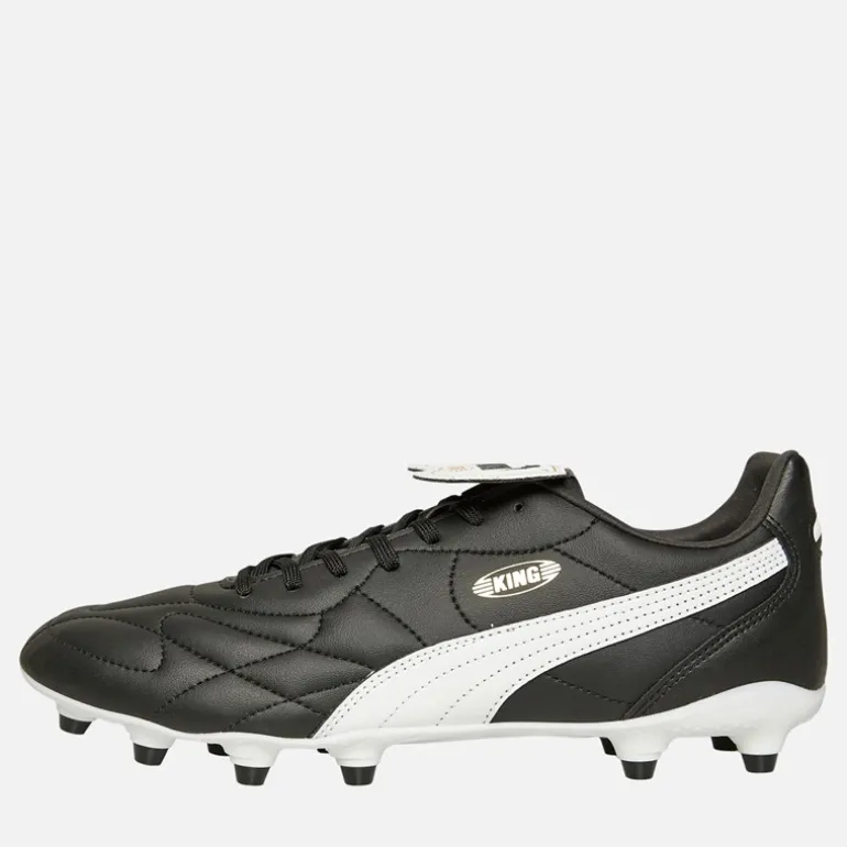 Herre King Top FG / AG Fast / Kunstgræs Fodboldstøvler Sort / Hvid