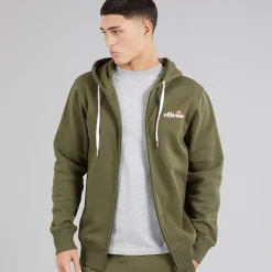 Herre Klemerio Lynlås Hættetrøje Khaki