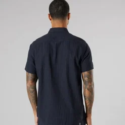 Herre kortærmet skjorte Insignia Blue