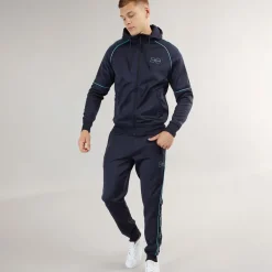 Herre Kraftworks Tricot Træningsdragt Navy/​Grøn