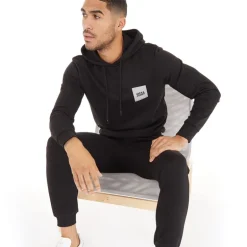 Herre Lock Træningssæt Sort