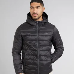 Herre Logan Letvægts Dunjakke Sort