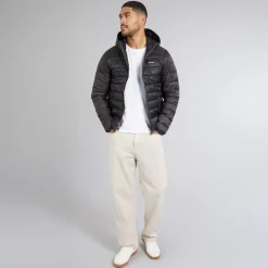 Herre Logan Letvægts Dunjakke Sort