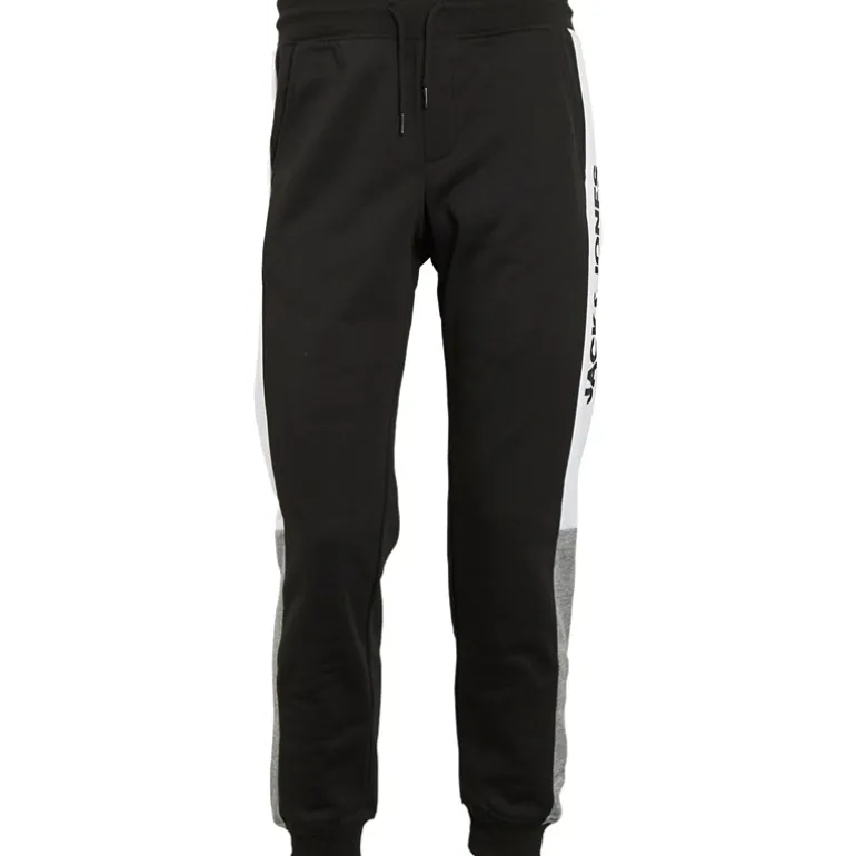 Herre Logo Blocking Joggingbukser Sort