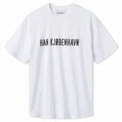 Herre Logo Boxy T-Shirt Optisk Hvid