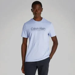 Herre Logo T-Shirt Zen Blå