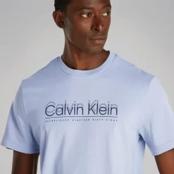 Herre Logo T-Shirt Zen Blå