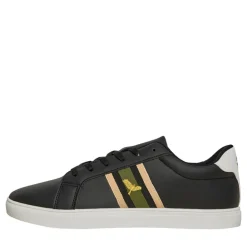 Herre Louie Eagle PU Pumps Sort/​Grøn/​Guld