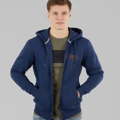 Herre lynlås hoodie Dress Blues