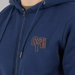 Herre lynlås hoodie Dress Blues