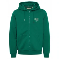 Herre lynlås hoodie Evergreen
