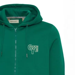 Herre lynlås hoodie Evergreen