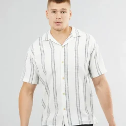 Herre Mads Kortærmet Skjorte Sky Dancer