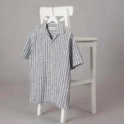 Herre Mads Kortærmet Skjorte Himmelkaptajn