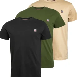 Herre Massimo T-shirts 3-pak Tapsko/​Rifle Grøn/​Humus