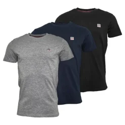 Herre Massimo T-shirts 3-pak Tap Sko/​Mørk Grå/​Mørk Sap