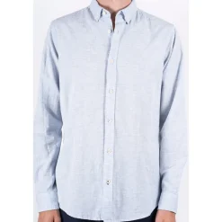 Herre Maxton Langærmet shirts Blå