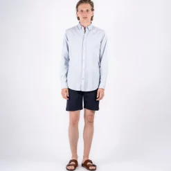 Herre Maxton Langærmet shirts Blå