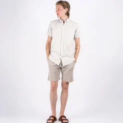 Herre Maxton Skjorter med korte ærmer beige