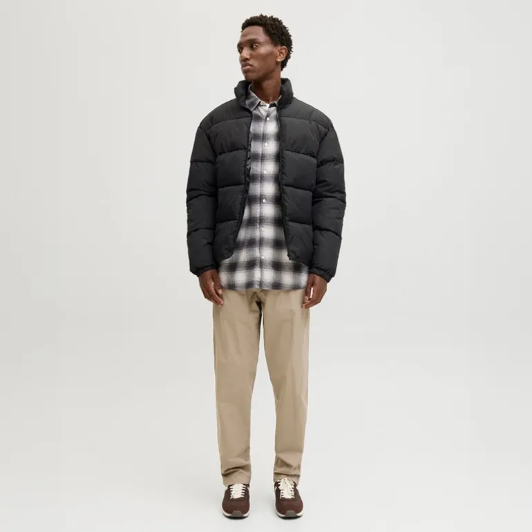 Herre Maze Puf Krave Jakke Sort