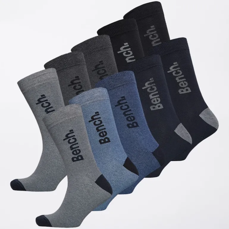 Herre Merraten Ten Pack Kjole Sokker Assorteret