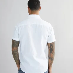 Herre Miles Kortærmet Skjorte Hvid