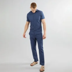 Herre Miles Linned Bukser Natte Himmel